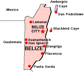 Chaa Creek, Belize location map