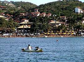 Take a kayak ride along Joao Fernandez beach. Then stop at one of the many local beachfront restaurants for a cool tropical fruit drink under a forest of umbrellas.