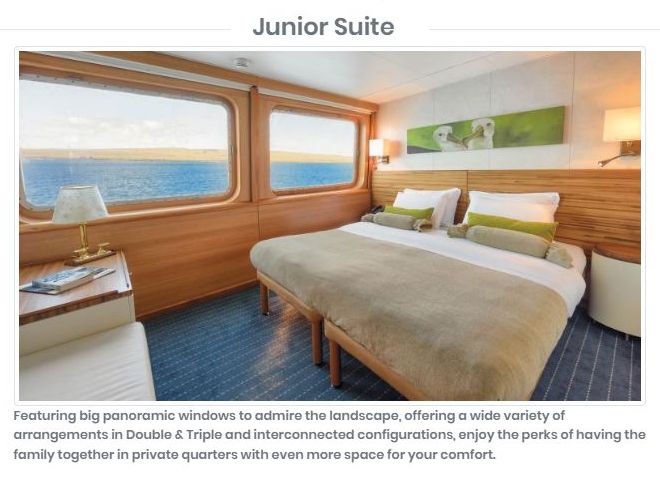 M/V Galapagos Legend Junior Suite Cabin