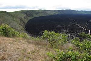 Sierra Negra Volcano crater, Isabela Island, Galapagos Islands