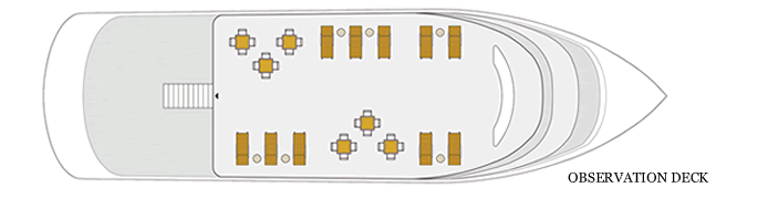 M/V Amazon Clipper Premium Observation Deck Plan