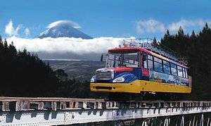 Ride the rails aboard the Chiva Express