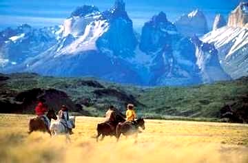 Explore Torres del Paine National Park via horseback.