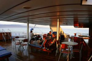 Outside Lounge, Catamaran M/C Galapagos Journey III