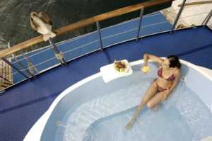 Coral I Pool with Pelican "Lifeguard"
