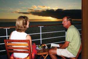 Balcony Suite Outside Cabin, M/V Galapagos Legend