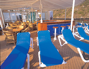 Sun Deck, Galapagos Yacht M/Y Isabela II