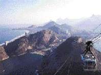 Rio's famous beaches as viewed from Sugarloaf