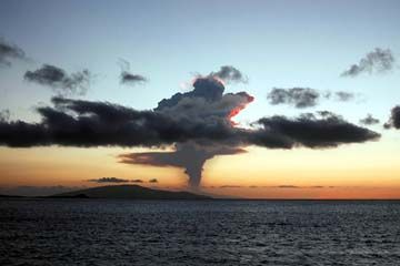 Sierra Negra Volcano, Isabela Island, Oct. 22, 2005