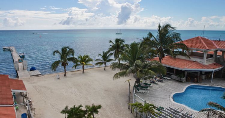 SunBreeze Hotel Pier and Pool, San Pedro, Ambergris Caye, Belize