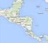 Central America Map, Andaz Peninsula Papagayo Resort, Papagayo, Costa Rica