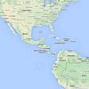 Western Hemisphere Map, Andaz Peninsula Papagayo Resort, Papagayo, Costa Rica