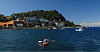 Kayaking on Lake Llanquihue, Cabanas del Lago Hotel, Puerto Varas, Chile Kayaking on Lake Llanquihue, Cabanas del Lago Hotel, Puerto Varas, Chile