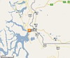 Regional Map, Charles Darwin Hotel, Puerto Natales, Chile