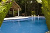 Swimming Pool, Jungle Lodge Hotel (Posada de la Selva), Tikal National Park, Peten, Guatemala