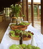 Buffet, La Casona Vina Matetic Hotel, Lagunillas, Casablanca, Chile Buffet, La Casona Vina Matetic Hotel, Lagunillas, Casablanca, Chile
