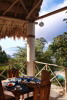 Patio Dining, La Lancha Resort, Lake Peten Itza, Guatemala