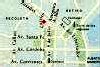 Location Map, Four Seasons Hotel, Buenos Aires, Argentina