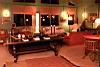 Lobby living room, Hosteria Los Notros, Glacier National Park, Argentina