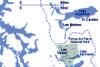 Regional map, Hosteria Los Notros, Glacier National Park, Argentina