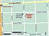 Location Map, Mansion Dandi Royal Hotel, San Telmo, Buenos Aires, Argentina