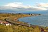 Road to Town, Weskar Patagonian Lodge Hotel, Puerto Natales, Chile
