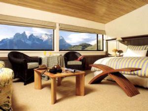Enjoy one of Explora Hotel Salto Chico's many rooms with breath-taking views of the Towers of Paine!