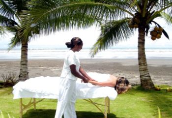 Massage on the beach