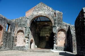 Ruins in the oldest part of Panama City.