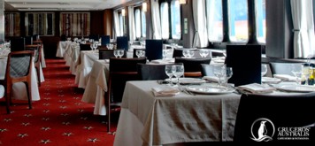 Dining Room, aka "Mess Hall," M/V Stella Australis