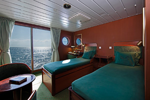 Boat Deck Superior Twins Outside Cabin, M/V Santa Cruz