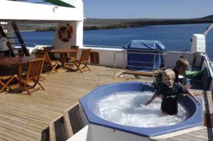 Jacuzzi Area, Catamaran M/C Galapagos Seaman Journey