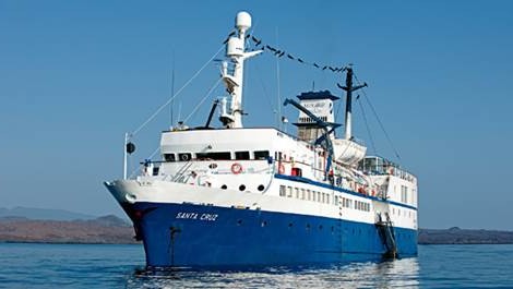 M/V Santa Cruz in the sunset