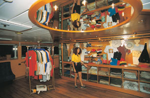 Gift Shop, M/V Santa Cruz