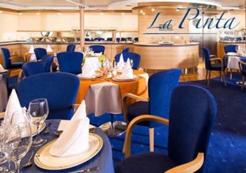 Dining Room, M/Y La Pinta
