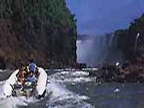 Zodiac ride up Iguassu Falls Devil's Throat