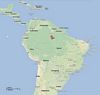 Country Map, Anavilhanas Jungle Lodge, Manaus, Brazil