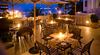 Restaurant Patio Night, Casa Higueras Hotel, Valparaiso, Chile