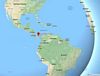 Location Map 500 miles, Crowne Plaza Hotel, Panama City, Panama