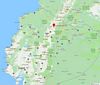 Near Regional Map, Hacienda Zuleta Hotel, Avenue of the Volcanoes, Imbabura, Ecuador