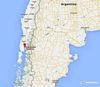 Wide Regional Map, Los Cumbres Hotel, Puerto Varas, Chile
