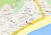 Copacabana Street Map, Porto Bay Rio International Hotel, Rio de Janeiro, Brazil