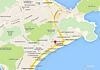 Copacabana Beach Map, Porto Bay Rio International Hotel, Rio de Janeiro, Brazil