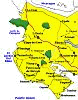 Map, Jardin del Eden Hotel, Tamarindo, Costa Rica