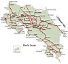 Costa Rica Map, Westin Playa Conchal Resort, Guanacaste, Costa Rica