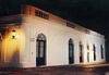 Building at night, Plaza Mayor Hotel, Colonia, Uruguay