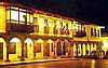 Nighttime on the Plaza de Armas, Sonesta Posada del Inca Hotel, Cuzco, Peru