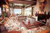 Lobby Fireplace, Puyuhuapi Hot Springs Resort Hotel & Spa, Puyuhuapi, Chile