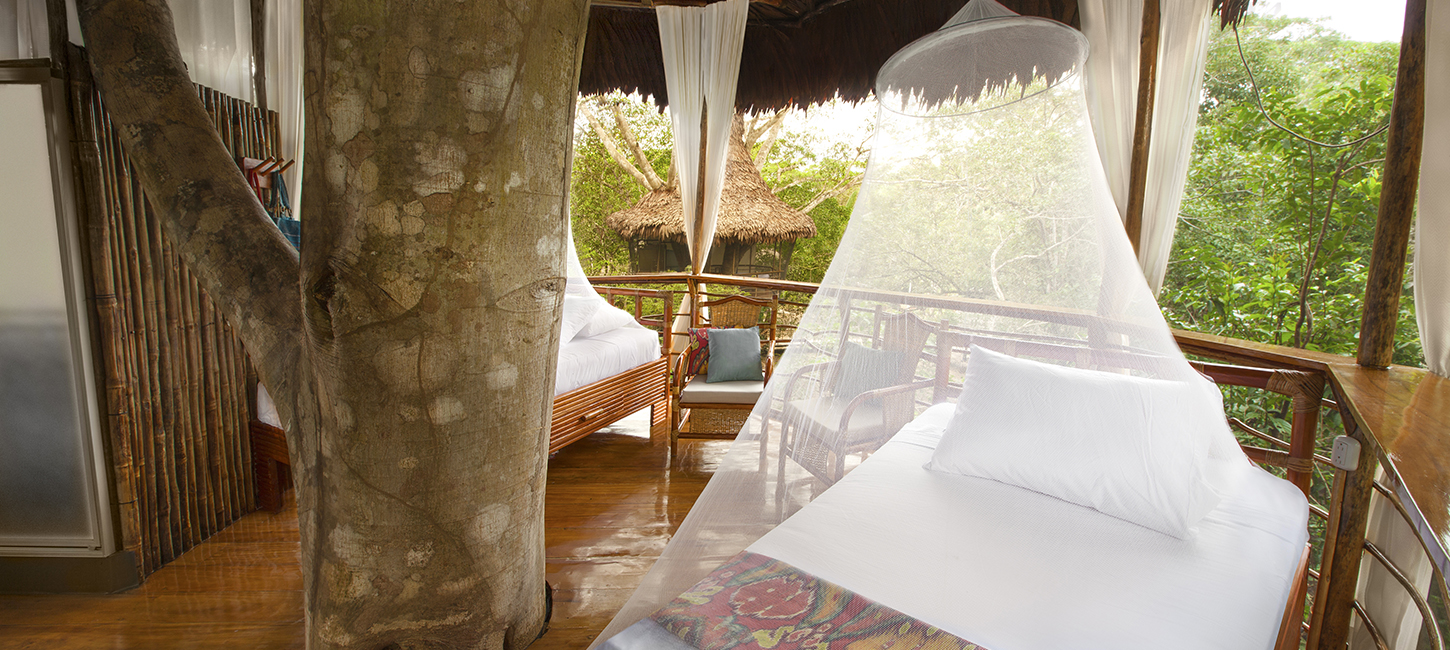 Treehouse Two-Laguna Vista Inside, Treehouse Lodge, San Juan Bautista Iquitos, Loreto, Peru