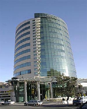 Camino Real Suites Hotel exterior, La Paz, Bolivia